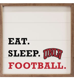 Eat Sleep Football University Of Nevada Las Vegas